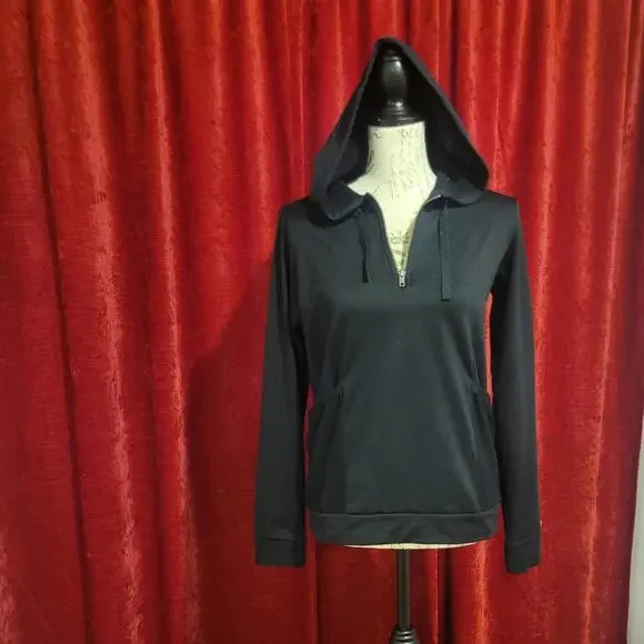 BUNDLE SALE! FABLETICS Black Women's Zip Up Hoodie Top XS - Picture 1 of 11